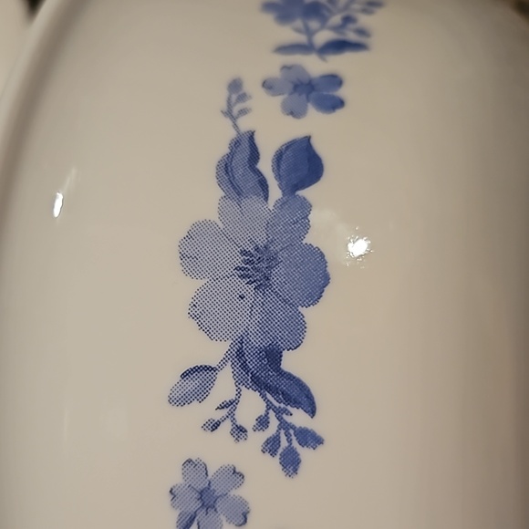 Set of 2 bowls. The pioneer women by corelle bowl, Evie, blue. Butterflies - Picture 8 of 8